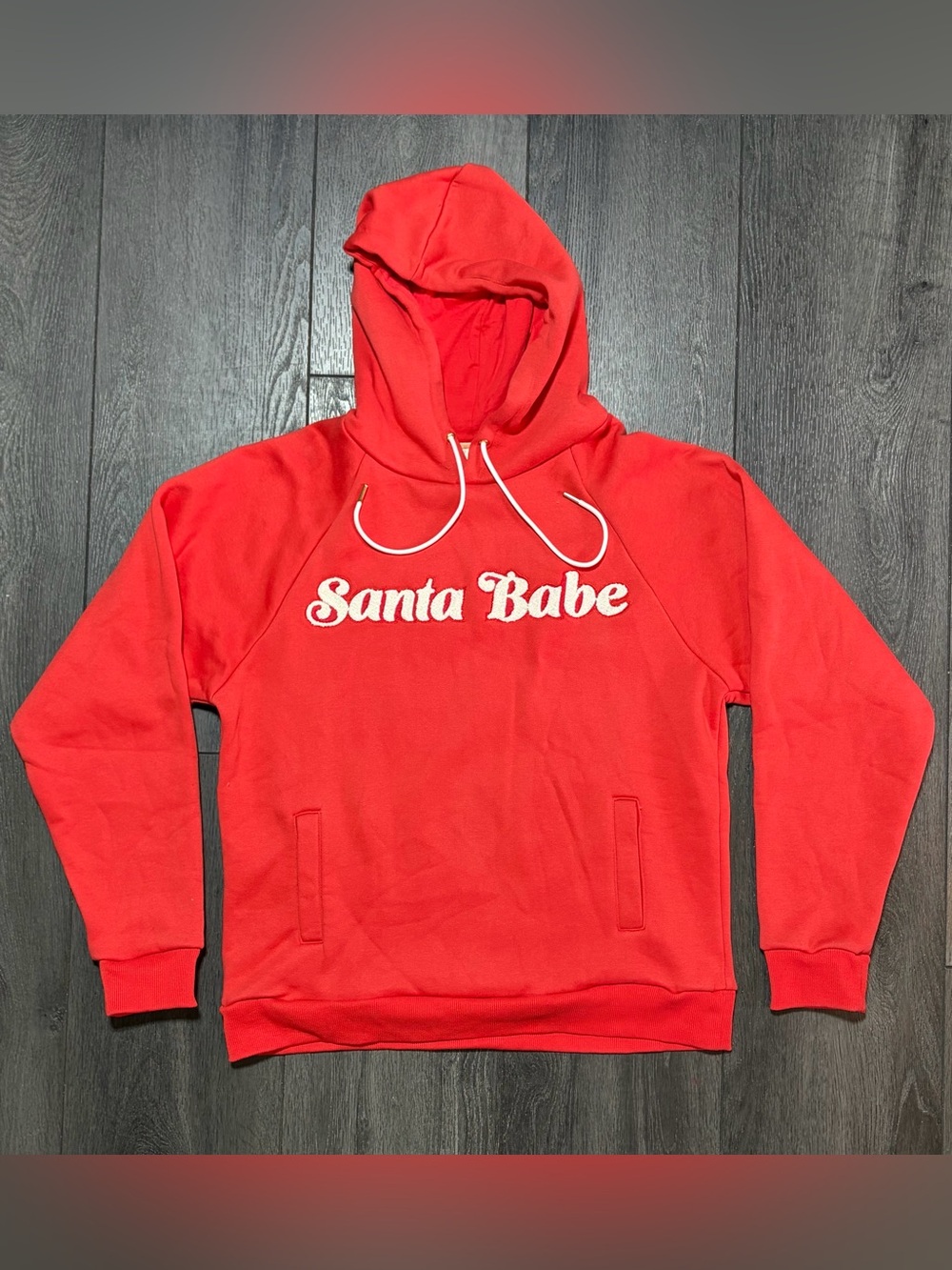 Beach Riot Alissa Santa Babe Red Hoodie Women’s Size Small